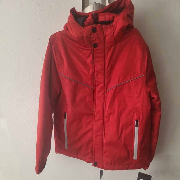 Swiss Alps Boys Snow red Jacket Detachable Hood Size M(10/12) - Picture 2 of 10